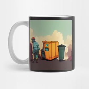 Refuse collector | Comics Style Mug